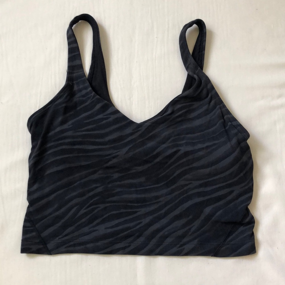 Lululemon Stripped Crop Top